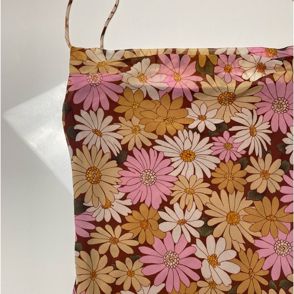 Pink, Floral Altar’d State Mini Spaghetti Strap Summer Dress - Picture 4 of 8